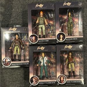 Joss Whedon’s “Firefly” character action figures by Funko.
